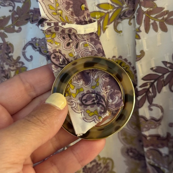 Intermix Lucinda Belted Paisley Mini Dress - Picture 4 of 5